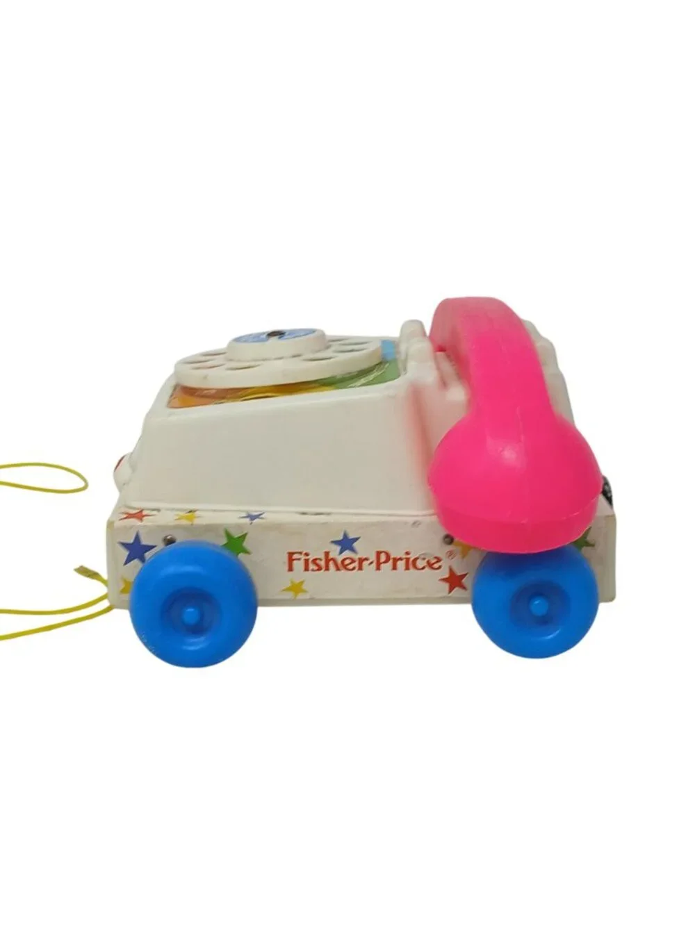 Fisher Price Chatter Phone Pull Toy Telephone Model Vintage 1985 #I-12